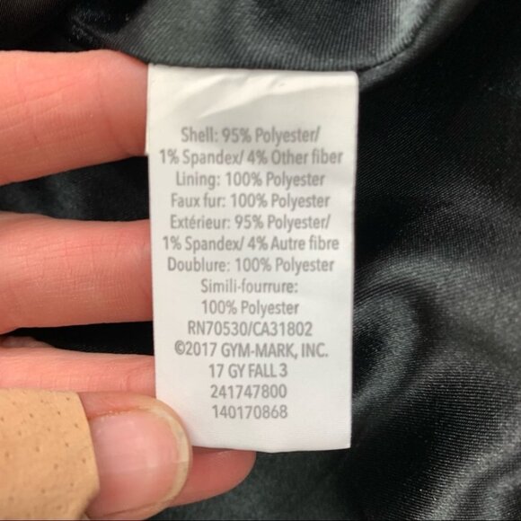 Gymboree Black Dress Coat with Faux Fur  Collar - Picture 7 of 11